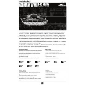 Modelcollect 1:72 E-75 z działem 88mm 