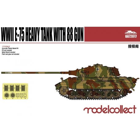 Modelcollect UA72017 Germany WWII E-75 Heavy Tank 