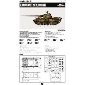 Modelcollect 1:72 E-50 z działem 88mm