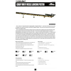 Modelcollect UA72033 Germany WWII V1 Missile