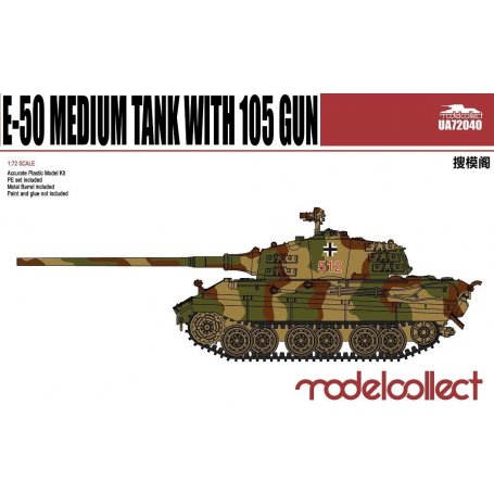 Modelcollect UA72040 Germany WWII E-50 Medium Tank