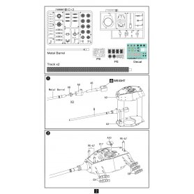 Modelcollect 1:72 E-50 z działem 105mm