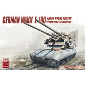Modelcollect UA72097 Ger. WWII E-100 with 128mm 