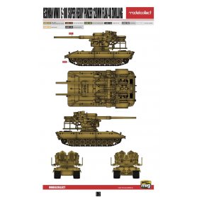 Modelcollect UA72097 Ger. WWII E-100 with 128mm 