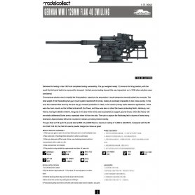 Modelcollect 1:72 Flak 40 Zwilling 128mm