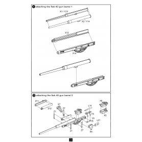 Modelcollect 1:72 Flakpanzer auf E-50 z działem Flak 40 128mm 