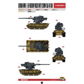 Modelcollect 1:72 Flakpanzer auf E-50 z działem Flak 40 128mm 