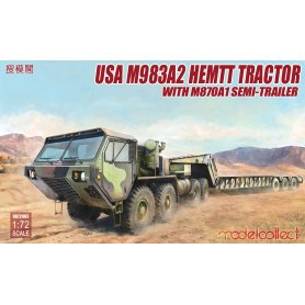 Modelcollect UA72083 M983A2 HEMTT Tractor & M870A
