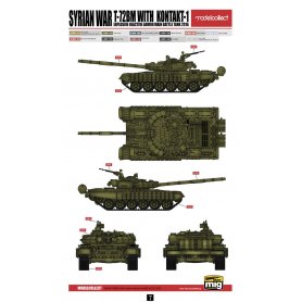 Modelcollect 1:72 T-72BM z Konta SYRIAN WAR