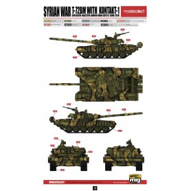 Modelcollect 1:72 T-72BM z Konta SYRIAN WAR