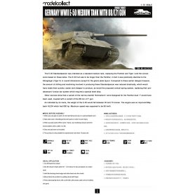 Modelcollect UA72074 Germany WWII E-50 Medium Tank