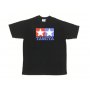 Tamiya 67112 Tamiya Logo T-Shirt (Black) XL