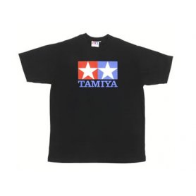 Tamiya 67112 Tamiya Logo T-Shirt (Black) XL