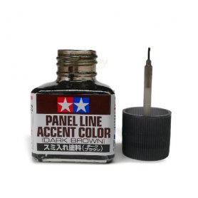TAMIYA Panel Line Accent Color Dark Brown 40ml - Wash olejny