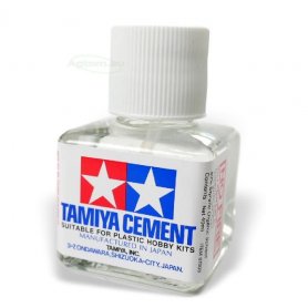 TAMIYA CEMENT 40ml Klej z pędzelkiem do modeli plastikowych