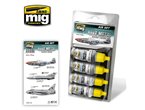 Ammo of MIG Zestaw farb Bare Metal Aircraft Color Set