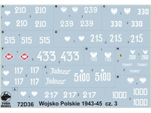 Toro 72D36 1/72 Wojsko Polskie 1943-45 cz.3