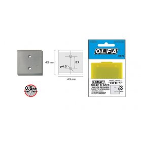 Olfa BTB-1 Ostrza / 3szt.