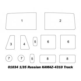Trumpeter 01034 Kamaz 4310 truck