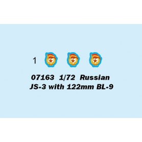 Trumpeter 07163 IS-3 w/122mm BL-9