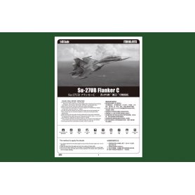 Hobby Boss 1:48 Sukhoi Su-27UB Flanker C