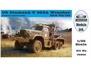 Mirror Models 35802 US Diamond T 969 Wrecker hart