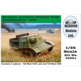 Mirror Models 35201 Art. Tractor Komsomoletz late