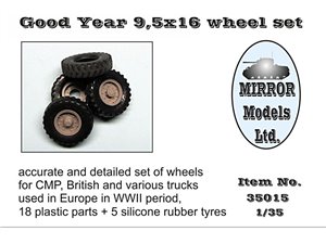 Mirror Models 35015 Good Year 9,5x16 wheel set
