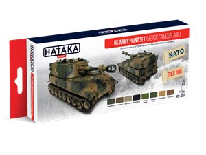 Hataka RED-LINE Zestaw farb US Army MERDC camouflage