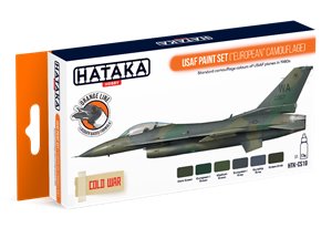 Hataka ORANGE-LINE Zestaw farb USAF European Camuflage
