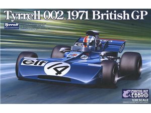 EBBRO 20008 1/20 Tyrrell 002 British GP 1971