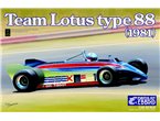 EBBRO 1:20 Team Lotus Type 88 1981 