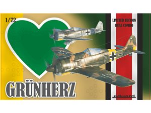 Eduard 1:72 Focke Wulf Fw-190A GRUN HERZ | DUAL COMBO |