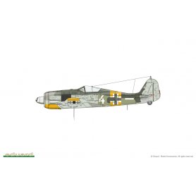 Eduard 1:72 Focke Wulf Fw-190A GRUN HERZ | DUAL COMBO |