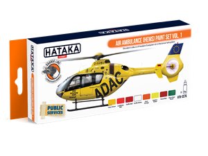 Hataka ORANGE-LINE Zestaw farb AIR AMBULANCE HEMS / cz.1