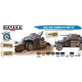 Hataka BLUE-LINE Zestaw farb EARLY WWII GERMAN AFV