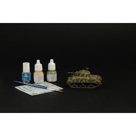 Italeri 1:72 M4 Sherman | Modelset | z farbami | seria WORLD OF TANKS |