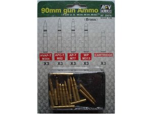 Afv Club 35076 90 Mm Gun Ammo