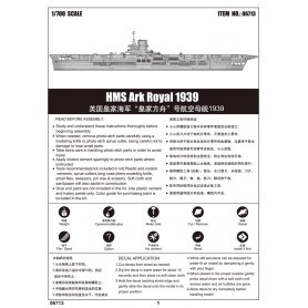 Trumpeter 1:700 HMS Ark Royal 1939