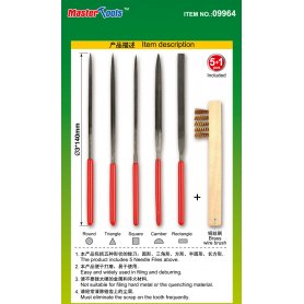 Trumpeter 09964 Assorted needle Files set 5 pcs