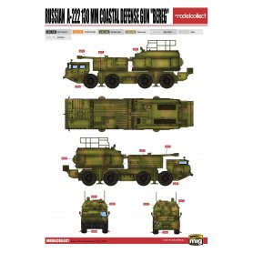 Modelcollect UA72051 130mm coas. defence gun A-222