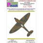Pmask 1:24 Kamuflaż do Supermarine Spitfire Mk.I / V Typ A