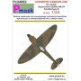 Pmask 1:24 Kamuflaż do Supermarine Spitfire Mk.I / V Typ B