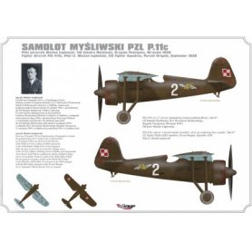 Mirage Hobby 1:48 PZL P.11c 112 ESKADRA MYŚLIWSKA / BRYGADA POŚCIGOWA / WRZESIEŃ 1939 