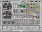 Eduard 1:48 Cockpit elements for Curtiss P-40E Kittyhawk / MMT TECH / AMT 