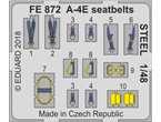 Eduard 1:48 Pasy bezpieczeństwa do A-4E dla Hobby Boss / STEEL
