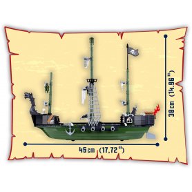 Cobi PIRATES Statek widmo / 520 klocków