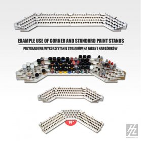 Hoobbyzone Stojak na farby modelarskie - 41mm