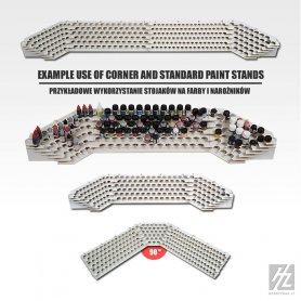 Hoobbyzone Duży Stojak na farby modelarskie - 41mm