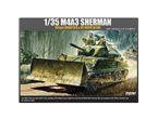 Academy 1:35 M4A3 Sherman w/M1 Dozer Blade 